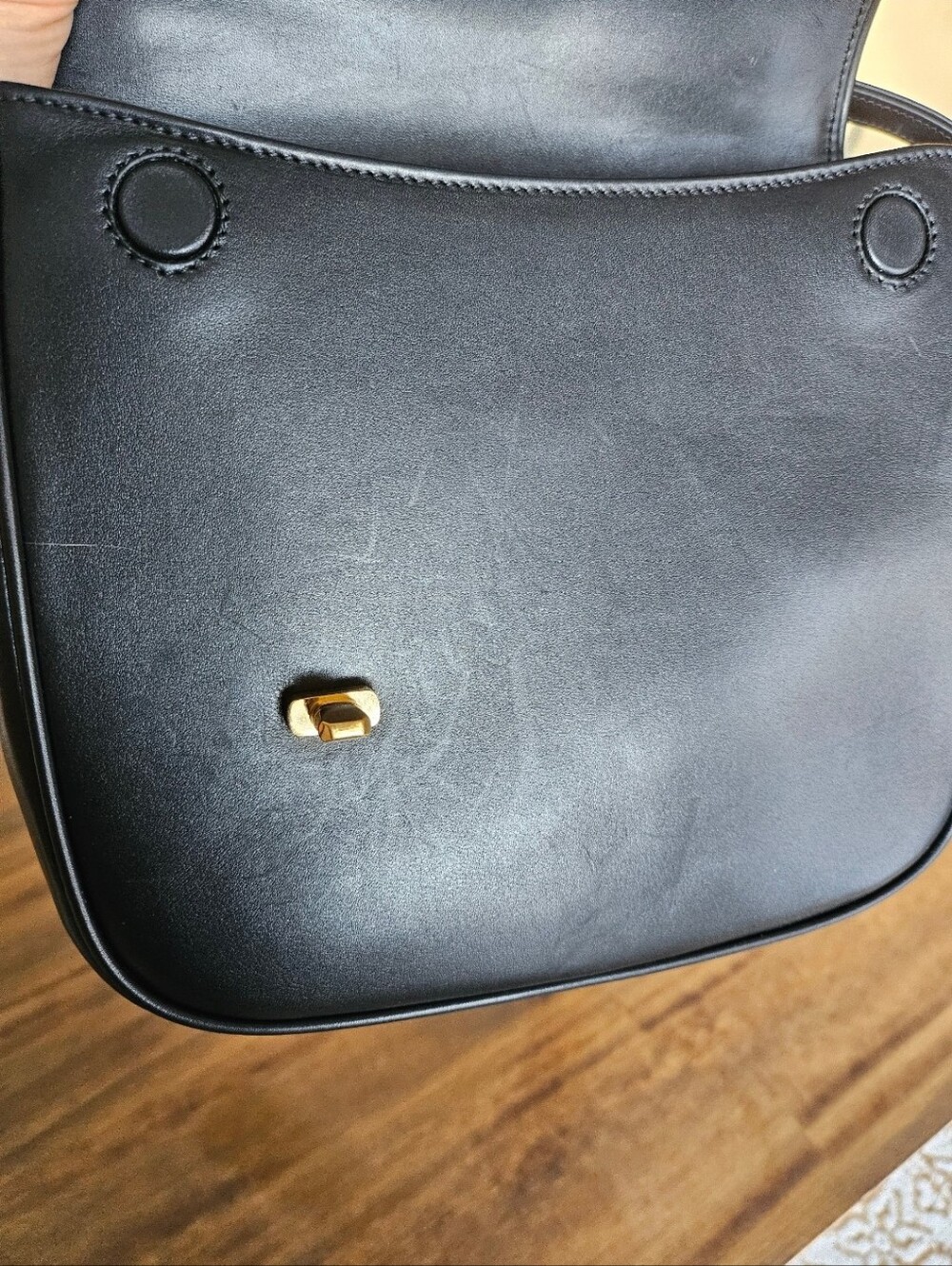 Gucci Re-issue Leather Equestrian Shoulder Bag - Picture 6 of 8
